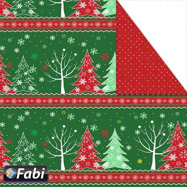 ΧΑΡΤΟΝΙ ΧΡΙΣΤΟΥΓΕΝΝΙΑΤΙΚΟ ΠΡΑΣΙΝΟ XMAS 50Χ70 270GR FABI