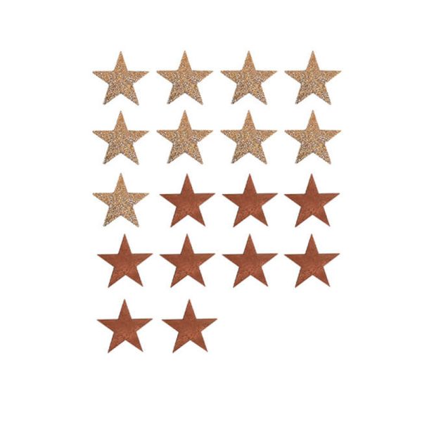 ΞΥΛΙΝΟ ΧΡΙΣΤΟΥΓΕΝΝΙΑΤΙΚΟ ΑΣΤΕΡΙΑ ΜΕ GLITTER ΣΥΚΕΥΑΣΙΑ 18ΤΜΧ GLOREX