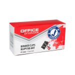 ΚΛΙΠ ΜΑΥΡΑ 41mm BINDER CLIPS ΣΥΣΚΕΥΑΣΙΑ 12ΤΜΧ OFFICE PRODUCTS