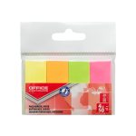 ΣΕΛΙΔΟΔΕΙΚΤΕΣ ΠΟΛΥΧΡΩΜΟΙ 4τεμ 20mmx50mm OFFICE PRODUCTS
