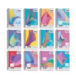 ΜΠΛΟΚ ΣΠΙΡΑΛ ΡΙΓΕ 9X12,7 No 2 ΜΕ ΤΥΧΑΙΟ ΣΧΕΔΙΟ 60ΦΥΛΛΑ SKAG