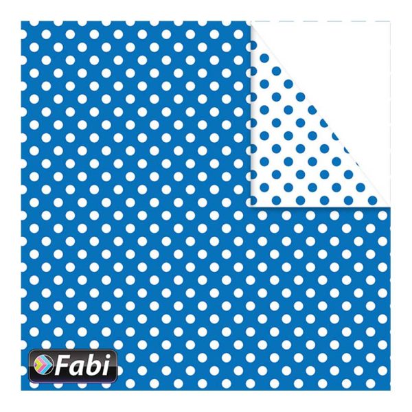 ΧΑΡΤΙ ΚΑΝΣΟΝ 50X70CM 300GR ΜΕ ΣΧΕΔΙΟ ΠΟΥΑ ΜΠΛΕ ΛΕΥΚΟ FABI