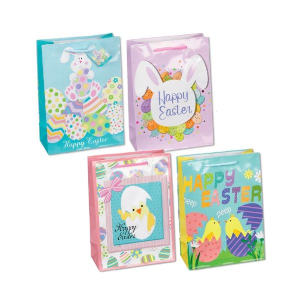 ΣΑΚΟΥΛΑ ΜΕ ΚΟΡΔΟΝΙ ΠΛΑΣΤΙΚΟΠΟΙΗΜΕΝΗ ΜΕ ΣΧΕΔΙΟ ΠΑΣΧΑΛΙΝΟ 24x17x8 NAKOS