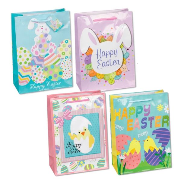 ΣΑΚΟΥΛΑ ΜΕ ΚΟΡΔΟΝΙ ΠΛΑΣΤΙΚΟΠΟΙΗΜΕΝΗ ΜΕ ΣΧΕΔΙΟ ΠΑΣΧΑΛΙΝΟ 32x26x10 NAKOS