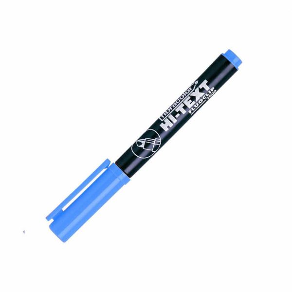 ΜΑΡΚΑΔΟΡΟΣ ΥΠΟΓΡΑΜΜΙΣΗΣ HI TEXT FLUOCLIP 7000 5.2mm ΜΠΛΕ FIBRACOLOR HI-TEXT