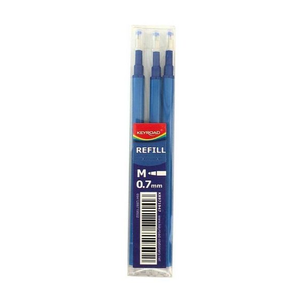 ΑΝΤΑΛΛΑΚΤΙΚΟ ΜΕΛΑΝΙ ΓΙΑ ERASER GEL PEN ΜΠΛΕ 0.7mm KEYROAD