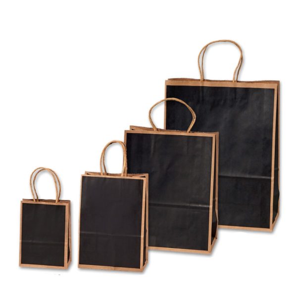 ΣΑΚΟΥΛΑ ΜΕ ΣΤΡΙΦΤΟ ΧΕΡΟΥΛΙ ΧΑΡΤΙΝΗ ΚΡΑΦΤ ΜΕ ΜΑΥΡΟ 15Χ11Χ6 NAKOS