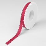 ΚΟΡΔΕΛΑ ΥΦΑΣΜΑΤΙΝΗ ΚΟΚΚΙΝΗ ΜΕ ΛΕΥΚΗ ΡΑΦΗ 16mmX10m ΝΑΚΟΣ