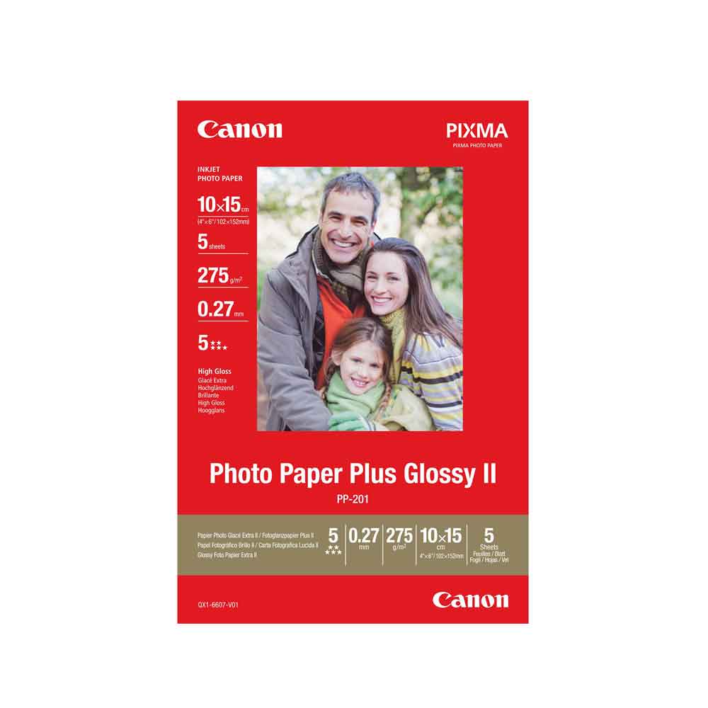 8100631-fotografiko-charti-gia-ektypoti-inkjet-photo-glossy-plus-ii-270g-m²-5fylla-10x15-canon ΦΩΤΟΓΡΑΦΙΚΟ ΧΑΡΤΙ ΓΙΑ ΕΚΤΥΠΩΤΗ INKJET PHOTO GLOSSY PLUS II 270g/m² 5ΦΥΛΛΑ 10x15 CANON