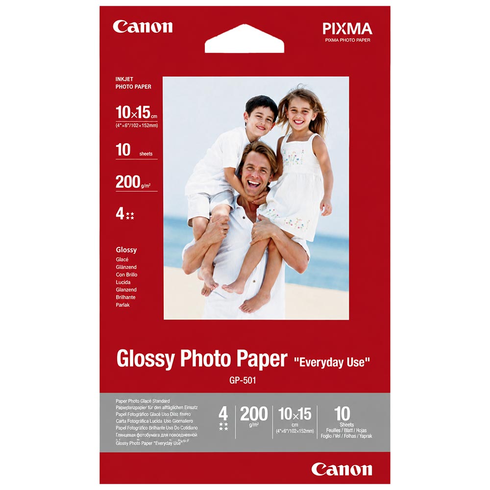 fotografiko-charti-inkjet-glossy-photo-paper-everyday-use-10x15cm-200g-10-fylla-gp-501-canon ΦΩΤΟΓΡΑΦΙΚΟ ΧΑΡΤΙ INKJET GLOSSY PHOTO PAPER EVERYDAY USE 10x15cm 200g (10 ΦΥΛΛΑ) GP-501 CANON