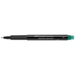 ΜΑΡΚΑΔΟΡΟΣ ΑΝΕΞΙΤΗΛΟΣ F 0.4mm ΠΡΑΣΙΝΟ MULTIMARK PERMANENT FABER-CASTELL