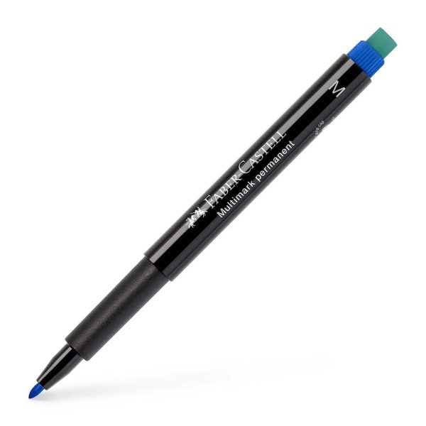 ΜΑΡΚΑΔΟΡΟΣ ΑΝΕΞΙΤΗΛΟΣ M 1.0mm ΜΠΛΕ MULTIMARK PERMANENT FABER-CASTELL