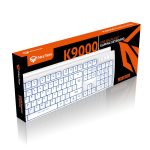 ΠΛΗΚΤΡΟΛΟΓΙΟ ΕΝΣΥΡΜΑΤΟ GAMING BACKLIGHT ΛΕΥΚΟ US MT-K9000 MEETION