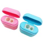 ΞΥΣΤΡΑ ΔΙΠΛΗ ΠΑΣΤΕΛ ΠΑΣΤΕΛ GLITTER ΜΕ ΔΟΧΕΙΟ KEYROAD