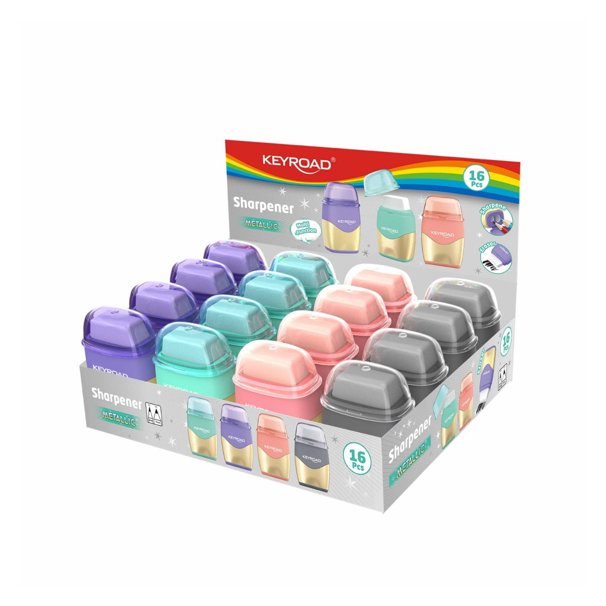 ΞΥΣΤΡΑ ΔΙΠΛΗ ΜΕ ΓΟΜΑ METALLIC KEYROAD