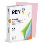 ΧΑΡΤΙ ΧΡΩΜΑΤΙΣΤΟ A3 80GR PINK ROSE 500ΦΥΛΛΑ ADAGIO REY SYLVAMO