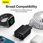 ΦΟΡΤΙΣΤΗΣ USB-A ΜΕ 3 ΘΥΡΕΣ 17W ΜΑΥΡΟ 3U17W BASEUS