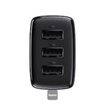 ΦΟΡΤΙΣΤΗΣ USB-A ΜΕ 3 ΘΥΡΕΣ 17W ΜΑΥΡΟ 3U17W BASEUS