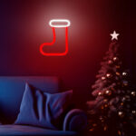 ΦΩΤΙΣΤΙΚΟ LED ΧΡΙΣΤΟΥΓΕΝΝΙΑΤΙΚΗ ΚΑΛΤΣΑ ΔΙΑΚΟΣΜΗΤΙΚΟ ΜΕ ΜΠΑΤΑΡΙΑ ΚΑΙ ΚΑΛΩΔΙΟ USB SOCK FOREVER LIGHT