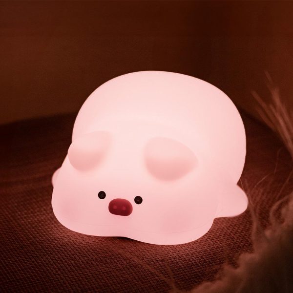 ΦΩΤΙΣΤΙΚΟ ΠΑΙΔΙΚΟ ΝΥΧΤΕΡΙΝΟ LED ΣΙΛΙΚΟΝΗΣ SLEEPY PIG 1200MAH FNL-09 FOREVER LIGHT