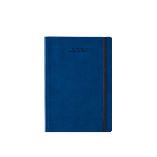 ΗΜΕΡΟΛΟΓΙΟ ΗΜΕΡΗΣΙΟ ΜΕ ΕΥΚΑΜΠΤΟ ΕΞΩΦΥΛΛΟ ΔΕΡΜΑΤΙΝΗ ΚΑΙ ΛΑΣΤΙΧΟ KOLORO 17x24 2026 ΛΙΝΑΡΔΑΤΟΣ