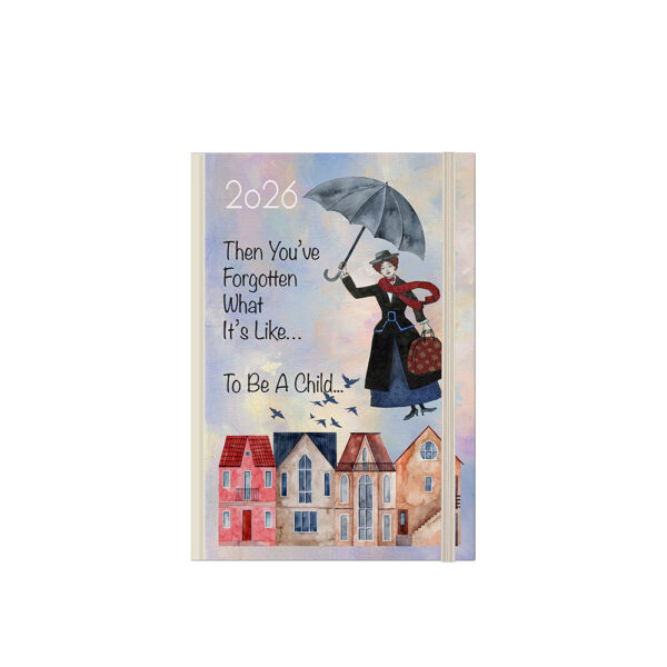 ΗΜΕΡΟΛΟΓΙΟ ΗΜΕΡΗΣΙΟ ΣΚΛΗΡΟ ΕΞΩΦΥΛΛΟ ΜΕ ΣΧΕΔΙΟ ΚΑΙ ΛΑΣΤΙΧΟ 2026 FAIRYTALE 10X14 ΛΙΝΑΡΔΑΤΟΣ