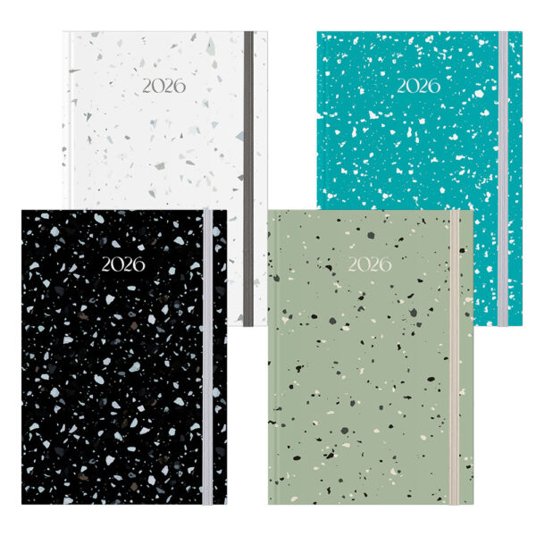 ΗΜΕΡΟΛΟΓΙΟ ΗΜΕΡΗΣΙΟ ΣΚΛΗΡΟ ΕΞΩΦΥΛΛΟ ΜΕ ΣΧΕΔΙΟ ΚΑΙ ΛΑΣΤΙΧΟ 2026 FORMO 10X14 ΛΙΝΑΡΔΑΤΟΣ