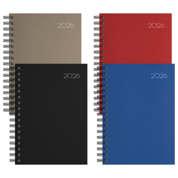 ΗΜΕΡΟΛΟΓΙΟ ΗΜΕΡΗΣΙΟ ΣΠΙΡΑΛ ΜΕ ΣΚΛΗΡΟ ΕΞΩΦΥΛΛΟ TEMPUS 14Χ21 2026 ΛΙΝΑΡΔΑΤΟΣ