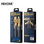 ΚΑΛΩΔΙΟ ΦΟΡΤΙΣΗΣ ΚΑΙ ΜΕΤΑΦΟΡΑΣ ΔΕΔΟΜΕΝΩΝ MECHA SERIES 4-IN-1 PD 65W WDC-25 WEKOME