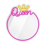 ΚΑΘΡΕΠΤΗΣ ΜΕ ΦΩΤΙΣΤΙΚΟ LED NEON ΚΑΛΩΔΙΟ USB MIRROR QUEEN FMNE04 FOREVER LIGHT