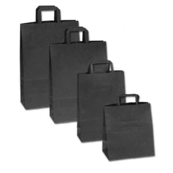 ΣΑΚΟΥΛΑ ΜΕ ΠΛΑΚΕ ΧΕΡΟΥΛΙ ΧΑΡΤΙΝΗ ΜΑΥΡΟ 26x38x11