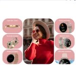 SMARTWATCH ΜΕ ΠΑΛΜΟΓΡΑΦΟ STAINLESS STEEL 38mm ROSEGOLD VELORA FOREVER