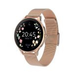 SMARTWATCH ΜΕ ΠΑΛΜΟΓΡΑΦΟ STAINLESS STEEL 38mm ROSEGOLD VELORA FOREVER