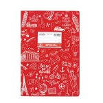 ΤΕΤΡΑΔΙΟ ΡΙΓΕ 50 ΦΥΛΛΩΝ SPECIAL DOODLE ΚΟΚΚΙΝΟ 17x25 Β5 ΤΥΠΟΤΡΑΣΤ