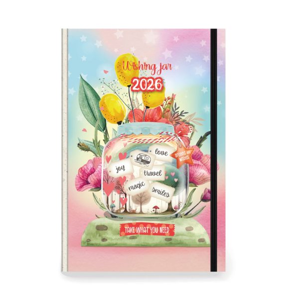 ΗΜΕΡΟΛΟΓΙΟ ΗΜΕΡΗΣΙΟ ΜΕ ΣΚΛΗΡΟ ΕΞΩΦΥΛΛΟ ΚΑΙ ΛΑΣΤΙΧΟ 17x25 INNUENDO INNOSTAT