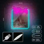 ΚΑΘΡΕΠΤΗΣ ΜΕ ΦΩΤΙΣΤΙΚΟ LED NEON ΚΑΛΩΔΙΟ USB MIRROR LOVE YOURSELF FMNE01FOREVER LIGHT