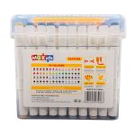 ΜΑΡΚΑΔΟΡΟΙ ΖΩΓΡΑΦΙΚΗΣ ΕΙΚΟΝΟΓΡΑΦΗΣΗΣ ΠΑΙΔΙΚΟΙ ΝΕΡΟΥ ΔΙΠΛΗΣ ΜΥΤΗΣ BROAD & BRUSH ΣΕΤ 60 ΧΡΩΜΑΤΩΝ APMV8036 M&G STATIONERY