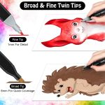 ΜΑΡΚΑΔΟΡΟΙ ΖΩΓΡΑΦΙΚΗΣ ΤΕΤΡΑΓΩΝΟΙ ΔΙΠΛΗΣ ΜΥΤΗΣ ΣΕΤ 30 ΧΡΩΜΑΤΩΝ ΣΕ ΥΦΑΣΜΑΤΙΝΗ ΘΗΚΗ ART-MARKER APMV1413 M&G STATIONERY