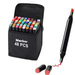 ΜΑΡΚΑΔΟΡΟΙ ΖΩΓΡΑΦΙΚΗΣ ΤΕΤΡΑΓΩΝΟΙ ΔΙΠΛΗΣ ΜΥΤΗΣ ΣΕΤ 30 ΧΡΩΜΑΤΩΝ ΣΕ ΥΦΑΣΜΑΤΙΝΗ ΘΗΚΗ ART-MARKER APMV1413 M&G STATIONERY