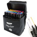 ΜΑΡΚΑΔΟΡΟΙ ΖΩΓΡΑΦΙΚΗΣ ΤΕΤΡΑΓΩΝΟΙ ΔΙΠΛΗΣ ΜΥΤΗΣ ΣΕΤ 40 ΧΡΩΜΑΤΩΝ ΣΕ ΥΦΑΣΜΑΤΙΝΗ ΘΗΚΗ ART-MARKER APMV1414 M&G STATIONERY