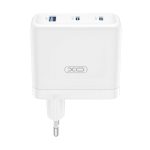ΦΟΡΤΙΣΤΗΣ GaN 100W PD QUICK CHARGE 2xUSB-C 1xUSB-A ΛΕΥΚΟ CE35 XO