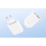 ΦΟΡΤΙΣΤΗΣ GaN 45W PD QUICK CHARGE 2xUSB-C 2xUSB-A ΛΕΥΚΟ CE22 XO