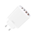 ΦΟΡΤΙΣΤΗΣ GaN 45W PD QUICK CHARGE 2xUSB-C 2xUSB-A ΛΕΥΚΟ CE22 XO