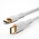 ΚΑΛΩΔΙΟ ΦΟΡΤΙΣΗΣ ΚΑΙ ΜΕΤΑΦΟΡΑΣ ΔΕΔΟΜΕΝΩΝ PD 100WATT TYPE-C/TYPE-C 1,2m YQ02 ΛΕΥΚΟ WIWU