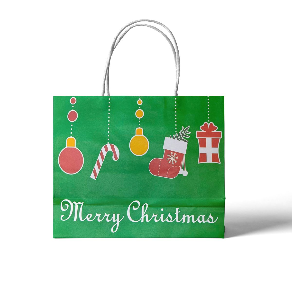 ΣΑΚΟΥΛΑ ΜΕ ΣΤΡΙΦΤΟ ΧΕΡΟΥΛΙ ΧΑΡΤΙΝΗ ΧΡΙΣΤΟΥΓΕΝΝΙΑΤΙΚΗ MERRY CHRISTMAS 24x32x11 XENOS