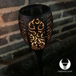 ΗΛΙΑΚΟ ΦΩΤΙΣΤΙΚΟ ΕΞΩΤΕΡΙΚΟΥ ΧΩΡΟΥ SOLAR FLAME 12LED 300mAh IP65 FOREVER LIGHT