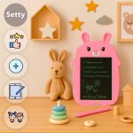 ΤΑΜΠΛΕΤΑ ΖΩΓΡΑΦΙΚΗΣ LCD BOARD PINK RABBIT SETTY