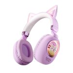 ΑΣΥΡΜΑΤΑ ΑΚΟΥΣΤΙΚΑ BLUETOOTH HEADPHONES DELULU KBKID5LVD LAVENDER KIDDOBOO