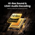 HITUNE MAX5C BLUETOOTH ΑΚΟΥΣΤΙΚΑ ΜΠΛΕ | ΥΒΡΙΔΙΚΟ ANC | LDAC HI-RES AUDIO | 75 ΩΡΕΣ UGREEN