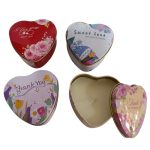 ΑΡΩΜΑΤΙΚΟ ΚΕΡΙ ΣΕ ΜΕΤΑΛΛΙΚΟ ΚΟΥΤΑΚΙ ΚΑΡΔΙΑ 7.5X7.5CM HOMIE